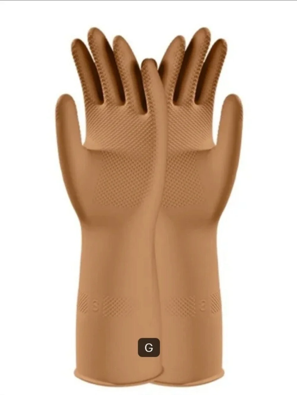 Latex Household Gloves 32cm Medium Thickness Reusable Durable Oil-Resistant